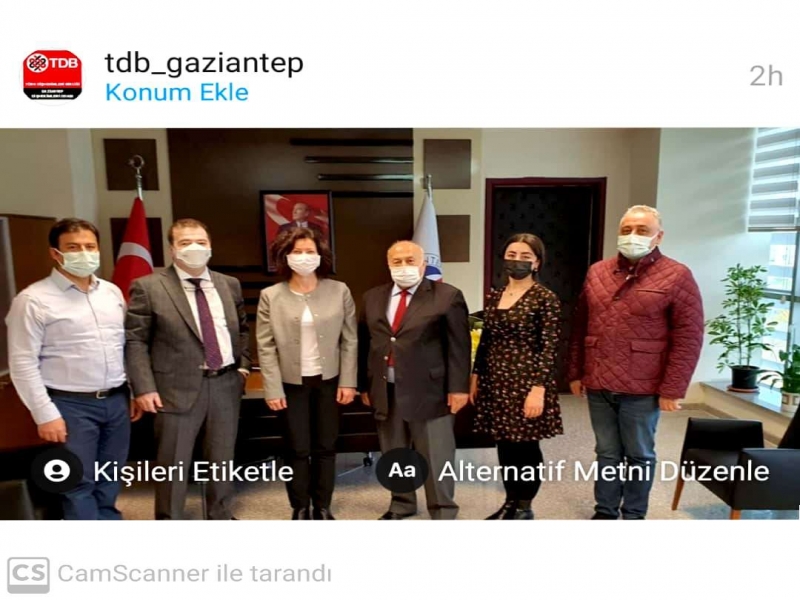 Gaziantep-Kilis Dişhekimleri Odası olarak Gaziantep Üniversitesi Dişhekimliği Fakültesi Dekanı Prof.Dr. Aslı Seçilmiş Hocamızı Ziyaret